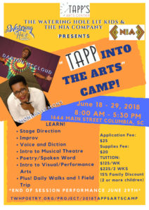 2018 “Tapp Into the Arts” Camp