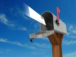 letter in mailbox